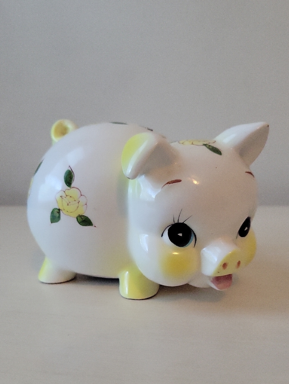 Vintage Porcelain Japanese Piggy Bank
